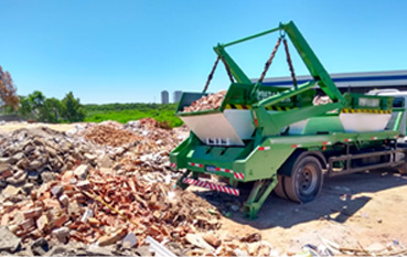 Transporte de entulho